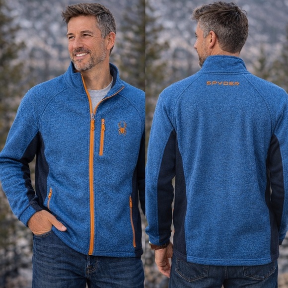 Spyder Other - Spyder Constant Full-Zip Mid-Weight Stryke Jacket Men's Medium Gorpcore Skiing